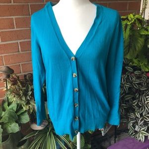 Gap turquoise cardigan
